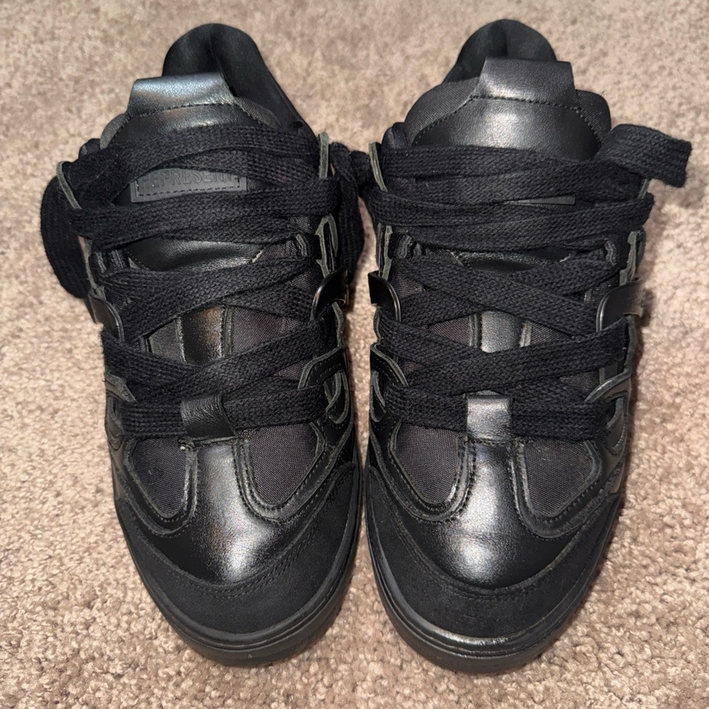 Size 8.5 -Represent Bully Sneaker 'Triple Black M12068-100, Clean, No Box, Great